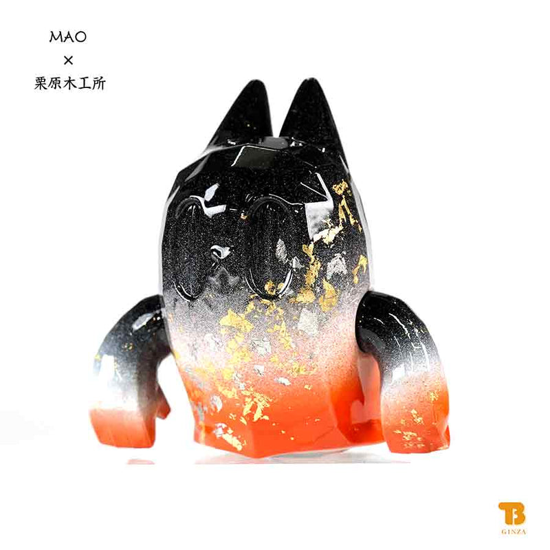栗原木工所/MAO/BEN THE GHOST CAT(黒オレンジ) 正面02