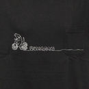 Painter net × トイズキング T-BASE限定 フトアゴンTシャツ 三輪車ver. 黒 柄