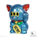 アートジャンキー T-BASE限定カラー ブルーギガラメ AJ 招きカームキャット 斜め左