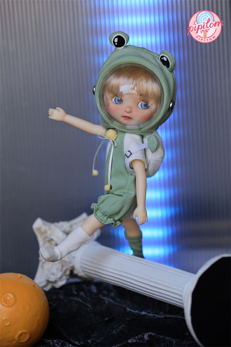 【Vorbestellung】PIPITOM Bobee MOONLIT STAR Frosch Kostüm ver 1/8 Maßstab Puppe