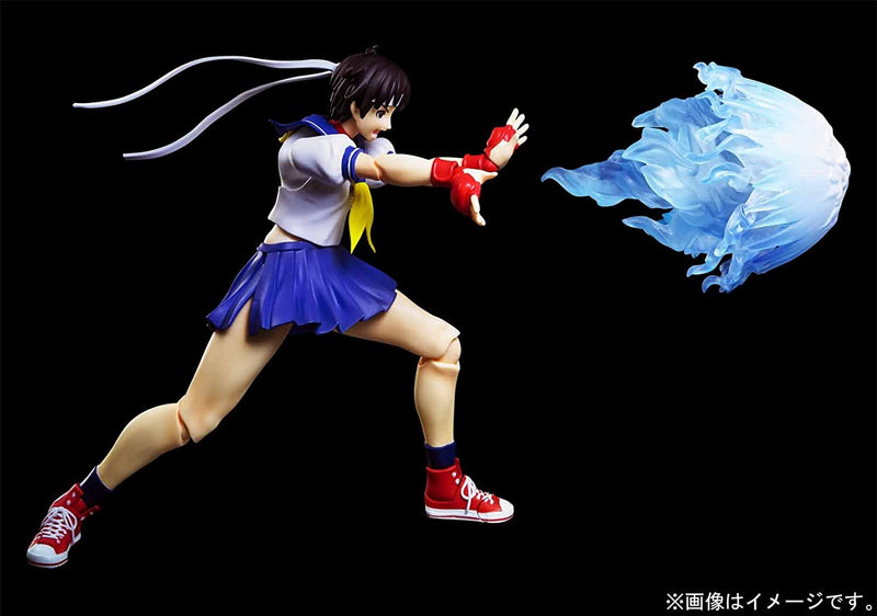 【SALE】Street Fighter Sakura Kasugano S.H.Figuarts PVC Action Figure