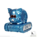 アートジャンキー T-BASE限定カラー ブルーギガラメ AJ ブタタン（ク）斜め左