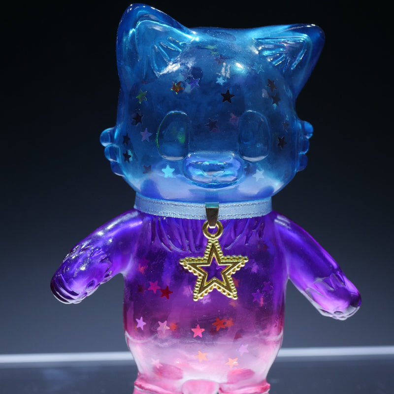 【Limited】MIYAZAWA BOE~ × Toy's King Wolf Child TAKKUN Star Glitter Clear ver.2 Sofubi / Sofvi