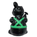 Mt. Paulownia ペグ打つマン・ベア ブラック×グリーン 背面