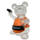 Mt. Paulownia ペグ打つマン・ベア クリア×オレンジ 正面