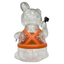 Mt. Paulownia ペグ打つマン・ベア クリア×オレンジ 背面