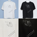 Painter net × トイズキング T-BASE限定 フトアゴンTシャツ 足跡ver.