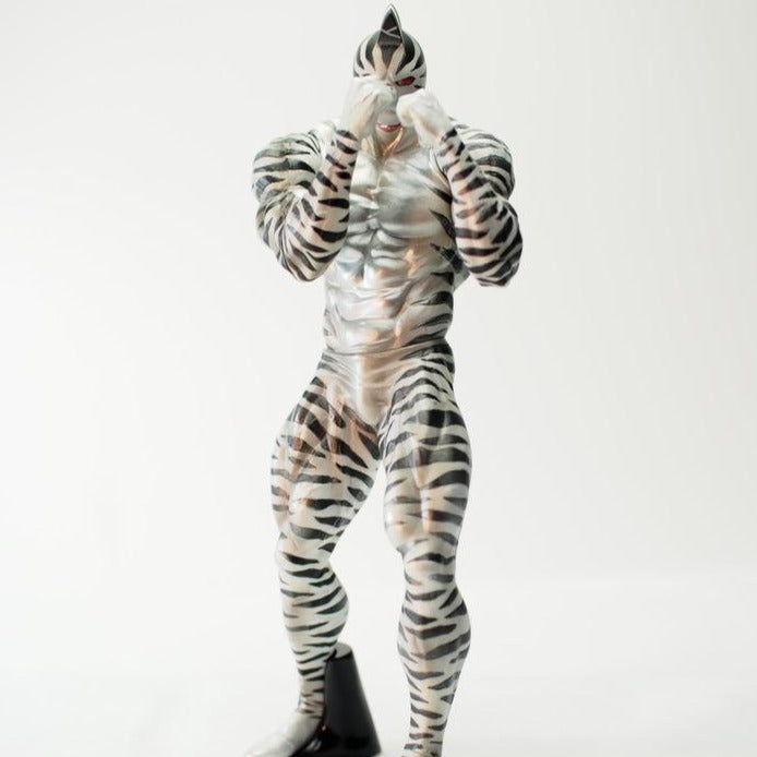 Kinnikuman CMC NO.EX Kinnikuman Zebra Special Color White Zebra PVC Figure