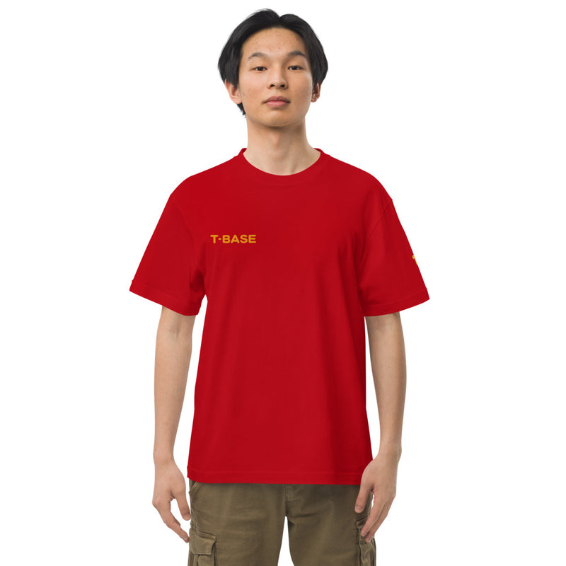 T-BASE Tシャツ red 01