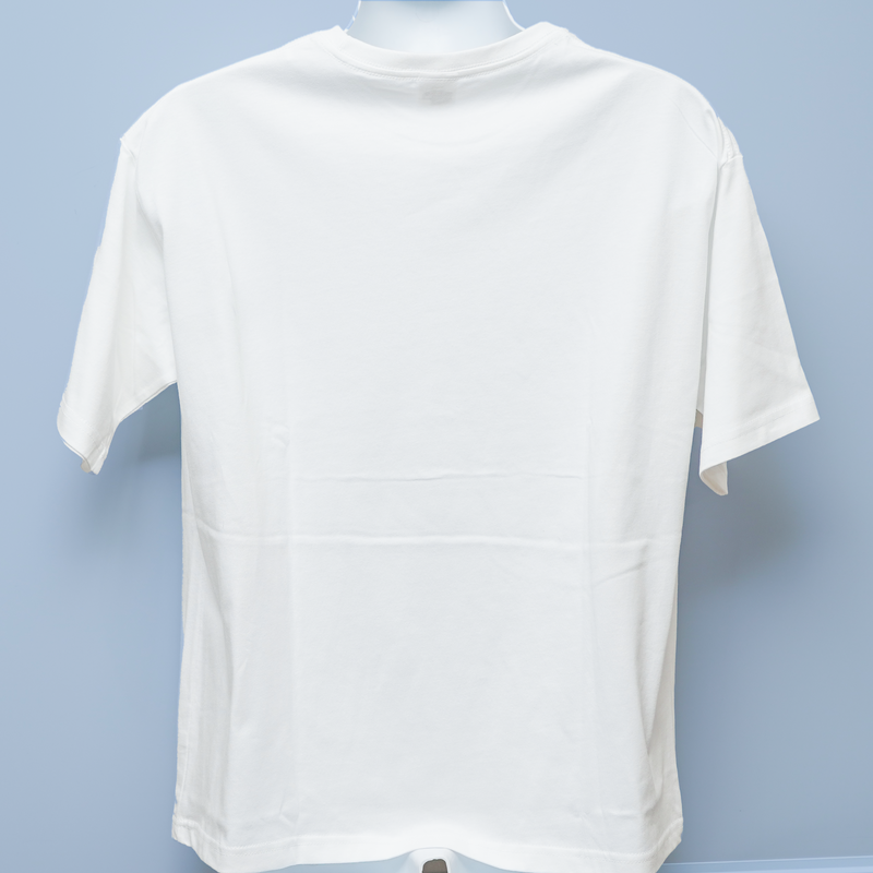 Painter net × トイズキング T-BASE限定 フトアゴンTシャツ 足跡ver. 白 背面