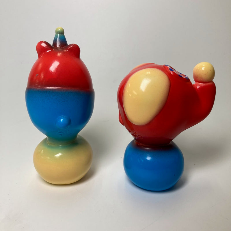 TOY AND MARY×Toy's King THE ROLY-POLY RIDERS Pasha and Mignac set Vintage Pop  Sofubi / Sofvi