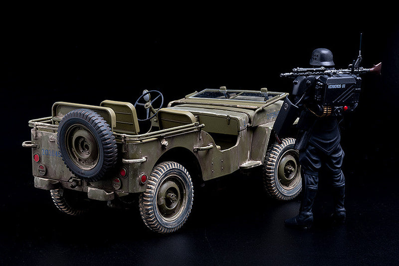 MF-35 Protect Gear with a special investigation unit Patrol Car Plastic Model